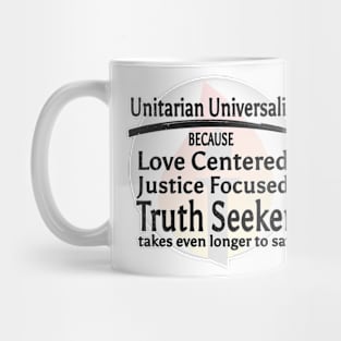 UU Because w/ Logo Mug